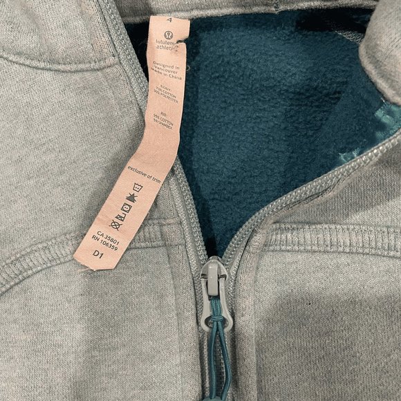 Women's Lululemon Zip Up Hoodie Size 4 - Picture 5 of 6